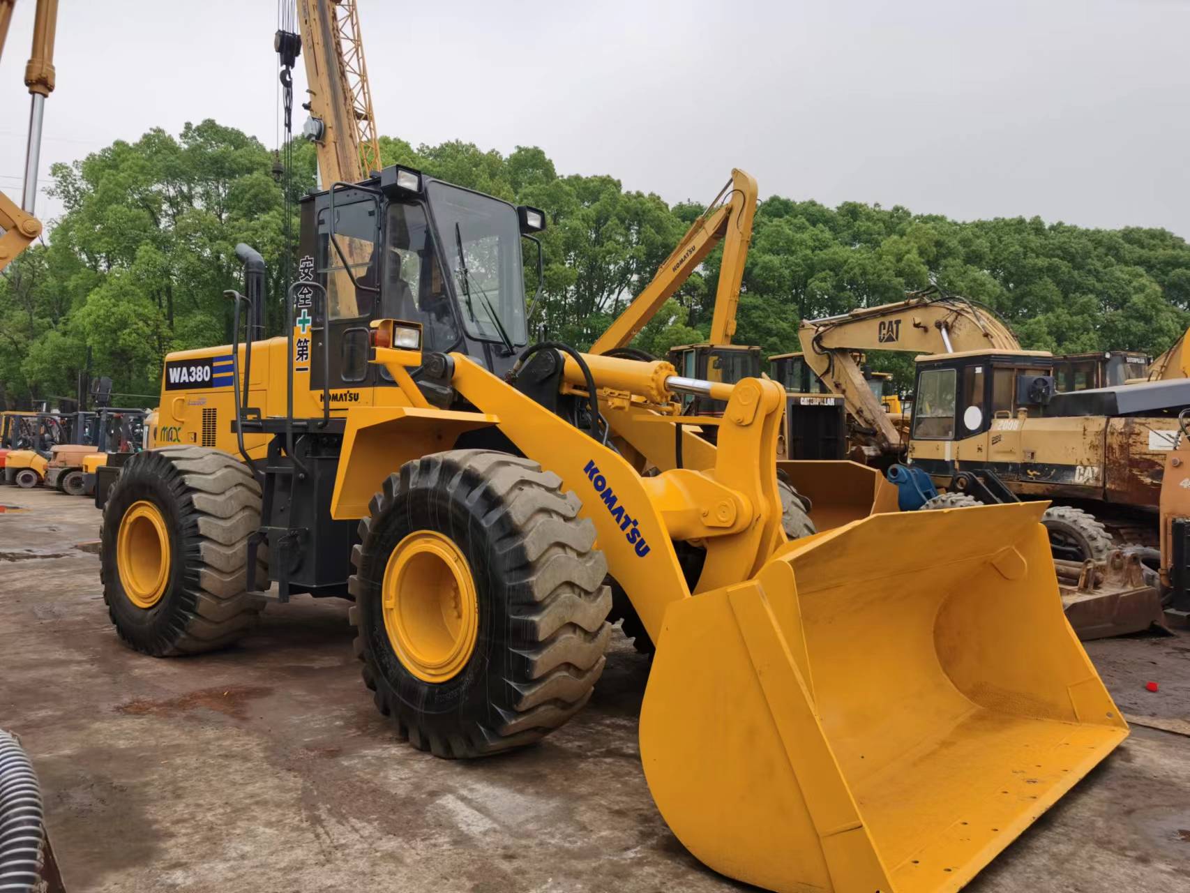 Komatsu wa380-3 wheel loader 