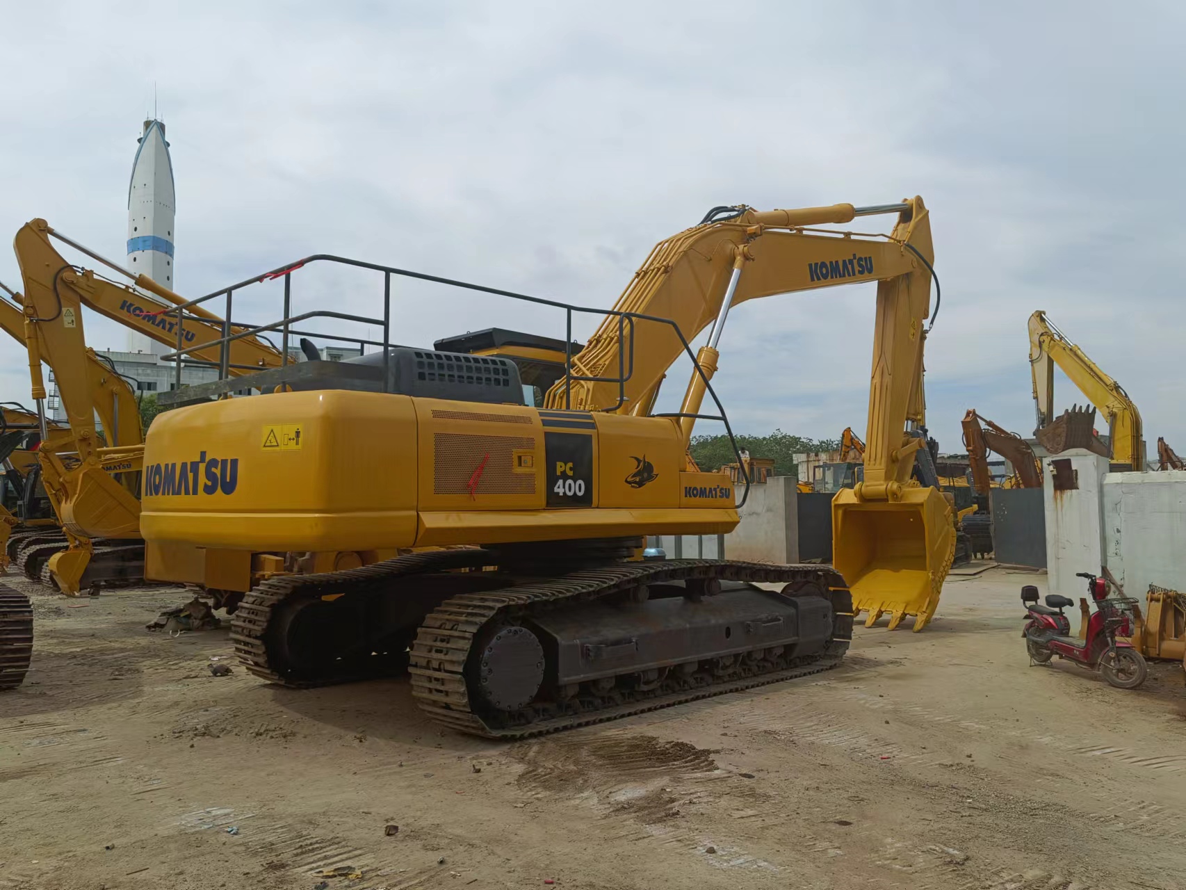 komatsu pc400-7 excavator 