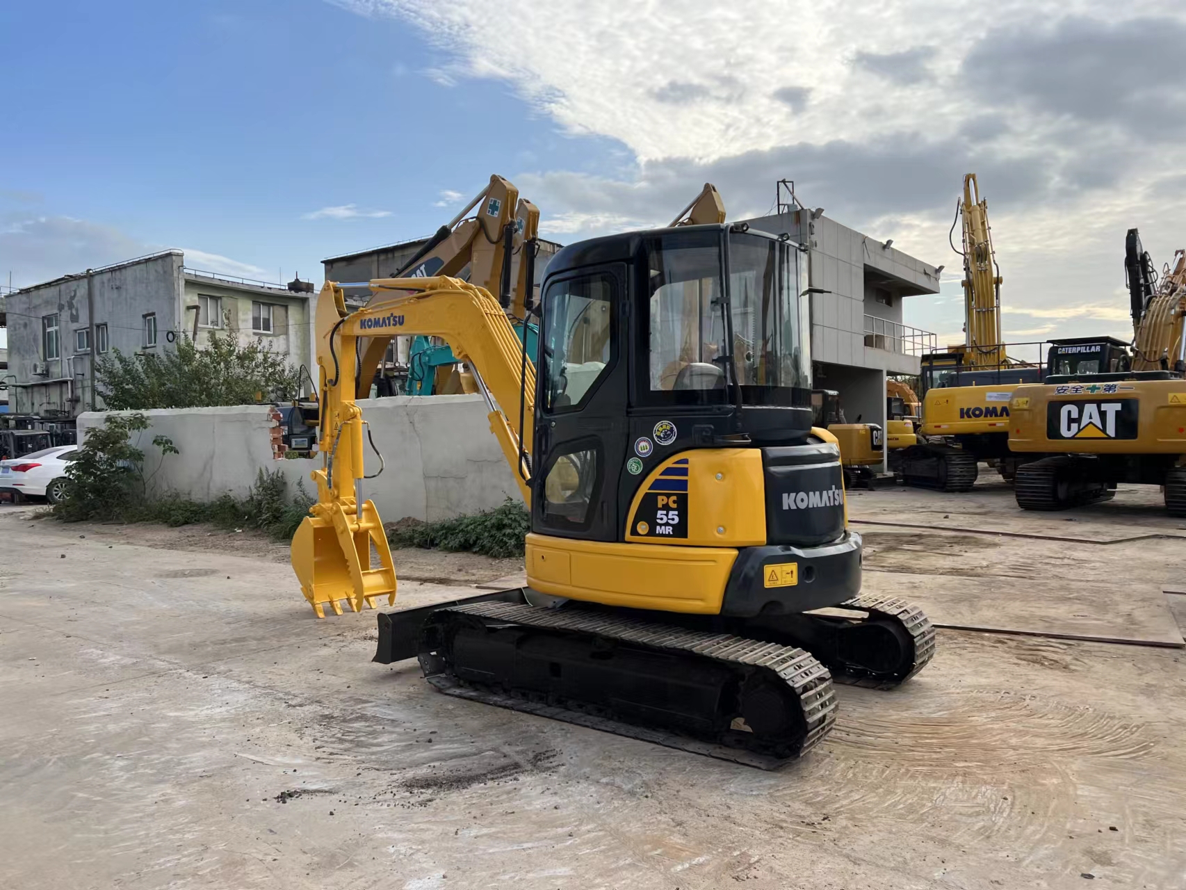 komatsu pc55mr excavator 